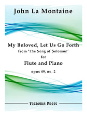 La Montaine - My Beloved, Let Us Go Forth, Op. 49, No. 2 (Flute and Piano) - FRD04