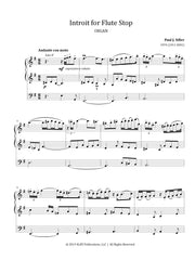Sifler - Introit for Flute Stop for Organ - FRD117