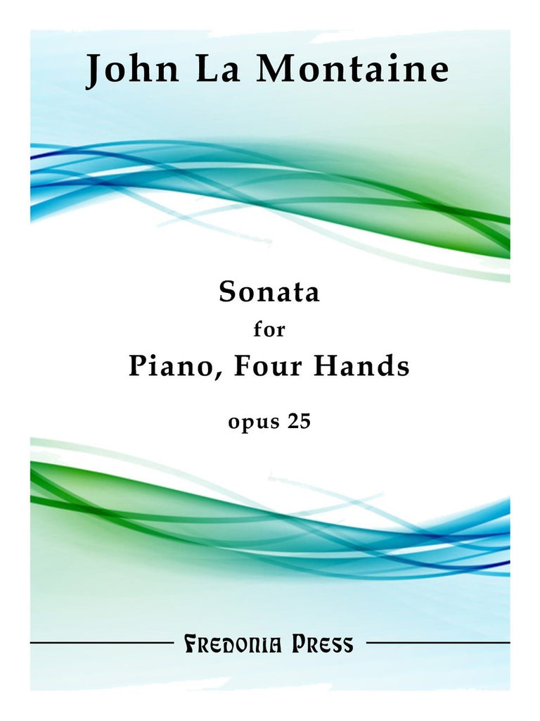 La Montaine - Sonata for Piano, Four Hands, Op. 25 - FRD23