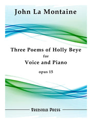 La Montaine - Three Poems of Holly Beye, Op. 15 - FRD36