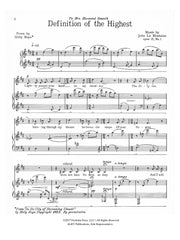 La Montaine - Three Poems of Holly Beye, Op. 15 - FRD36