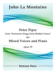 La Montaine - Peter Piper from 'Nonsense Songs from Mother Goose', Op. 19 - FRD56