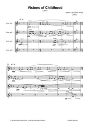 Van der Linden - Visions of Childhood for Horn Quartet - FRHQ3333PM