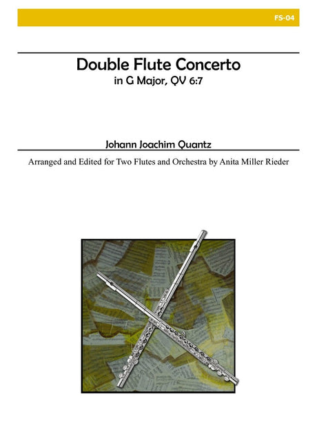 Quantz - Double Flute Concerto in G Major (Two Flutes and Orchestra) - FS04