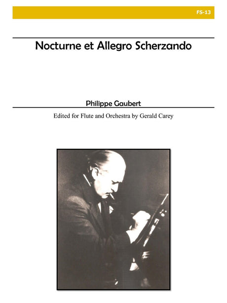 Gaubert (ed. Carey) - Nocturne et Allegro Scherzando (Solo Flute and Orchestra) - FS13