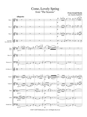 Haydn (arr. Saathoff) - Come Lovely Spring (Flutes and Orchestra) - FS14