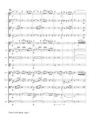 Haydn (arr. Saathoff) - Come Lovely Spring (Flutes and Orchestra) - FS14
