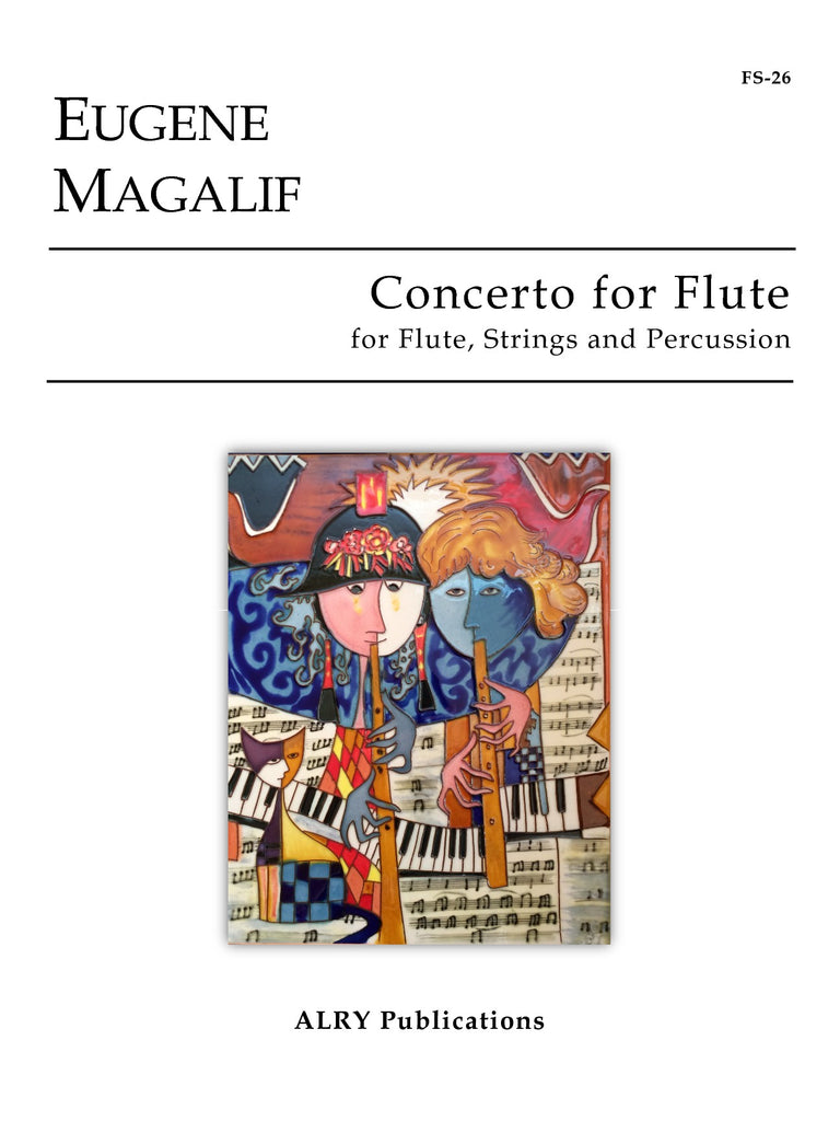 Magalif - Concerto for Flute, Strings and Percussion (Full Score and Parts) - FS26