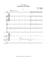 Magalif - Concerto for Flute, Strings and Percussion (Full Score and Parts) - FS26