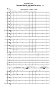 Rokeach - Concerto for Piccolo and Orchestra (Rental) - FS27