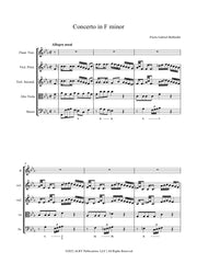 Buffardin (ed. Brabants) - Concerto in F Minor for Flute and Strings - FS39