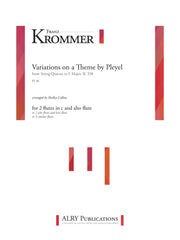 Krommer (arr. Collins) - Variations on Theme by Pleyel for Flute Trio - FT46