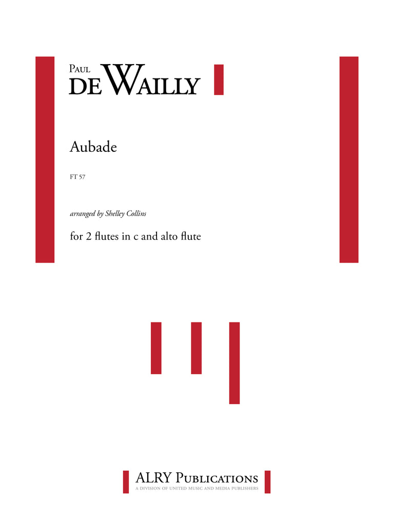 De Wailly (arr. Collins) - Aubade for Flute Trio - FT57