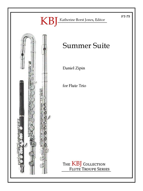 Zipin - Summer Suite for Flute Trio - FT75
