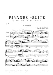 Baeyens - Piranesi Suite for Flute and Cello - FVC4457EM