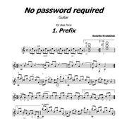 Kruisbrink - No password required for Guitar Solo - G116071DMP