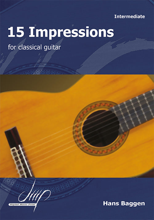 Baggen - 15 Impressions for Guitar - G119072DMP