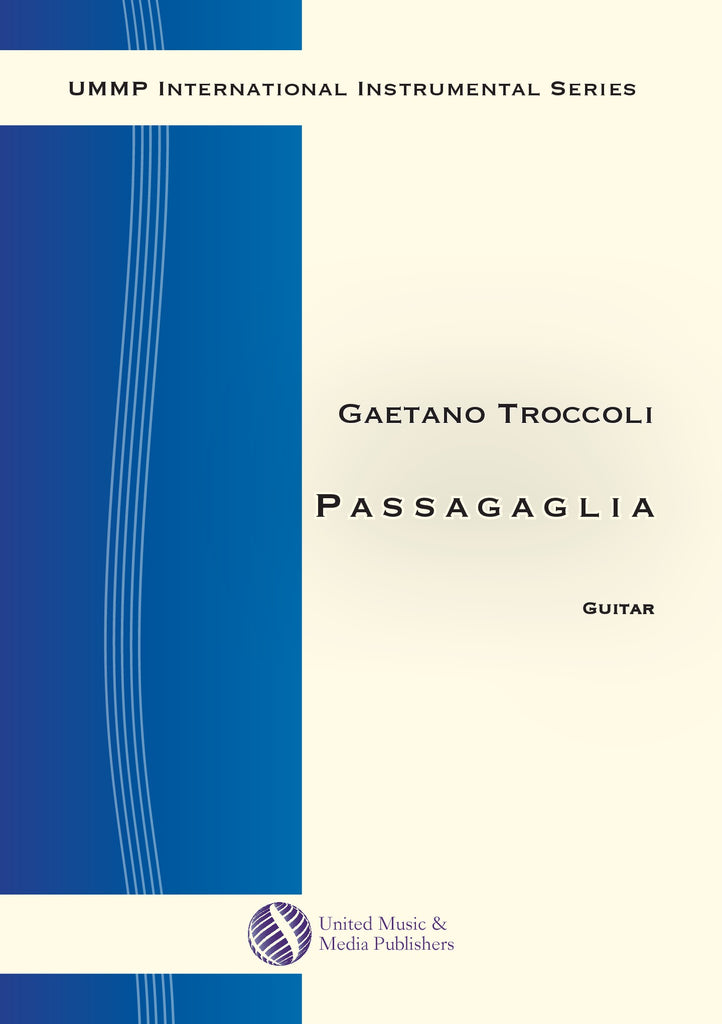 Troccoli - Passacaglia for Guitar - G200104UMMP