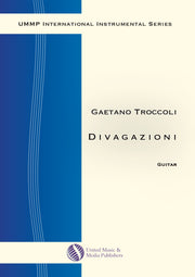 Troccoli - Divagazioni for Guitar - G200105UMMP