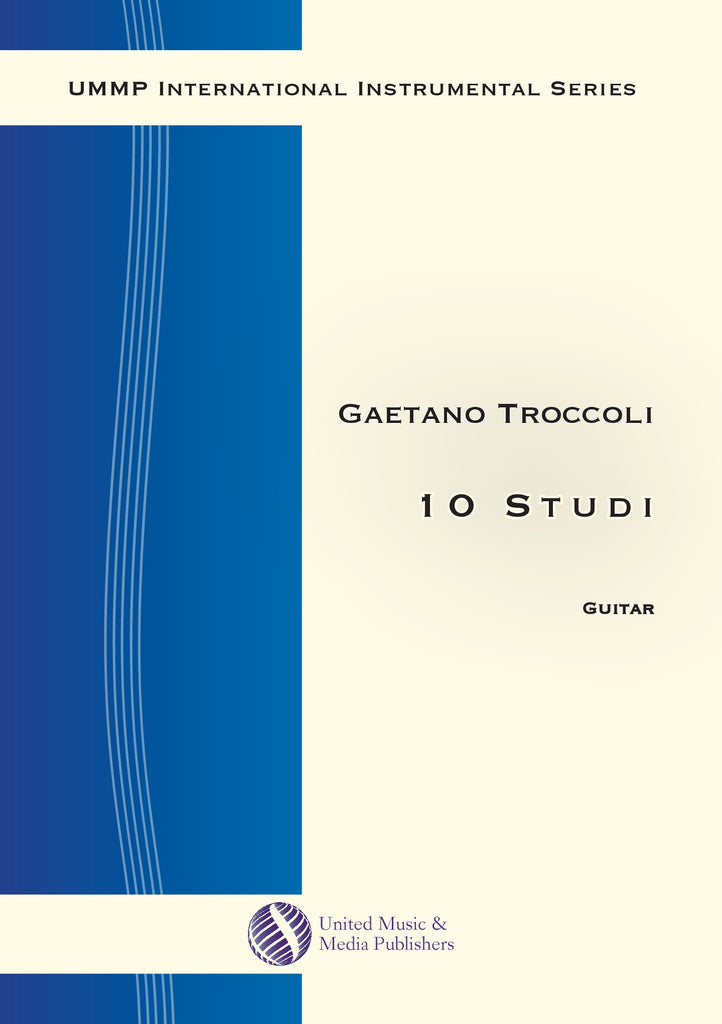 Troccoli - 10 Studi for Guitar - G200203UMMP