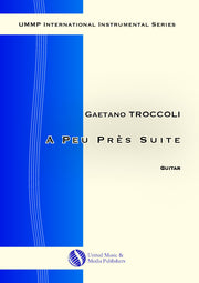 Troccoli - A peu près suite for Guitar - G210108UMMP