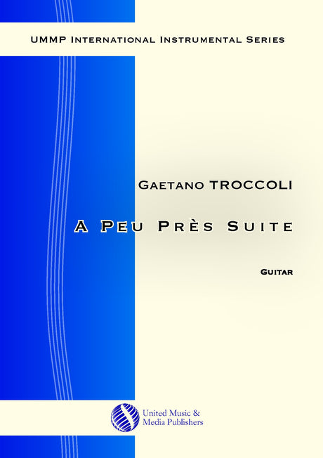 Troccoli - A peu près suite for Guitar - G210108UMMP