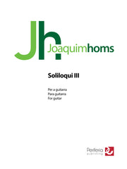 Homs - Soliloqui III for Guitar - G3128PM