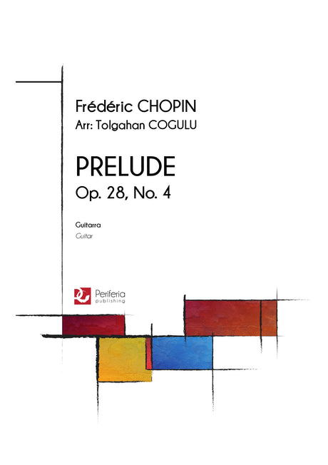 Chopin (arr. Cogulu) - Prelude Op. 28, No. 4 for Guitar - G3499PM