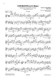 Weiss - Sonata XXVII (Dresden nr.50) for Guitar - G6760EM