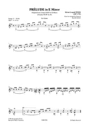 Weiss - Sonata XXIII (Dresden nr.48) for Guitar - G6761EM