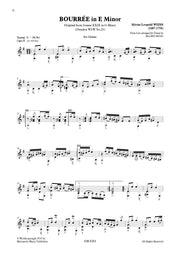 Weiss - Sonata XXIX (Dresden nr.25) for Guitar - G6763EM