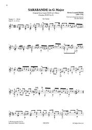 Weiss - Sonata XXIX (Dresden nr.25) for Guitar - G6763EM