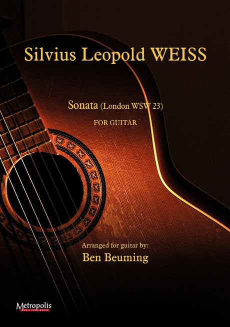 Weiss - Sonata XVII (London nr.23) for Guitar - G6764EM