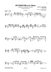 Weiss - Sonata XXIV (Dresden nr.4) for Guitar - G6765EM