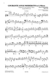 Weiss - Sonata XXXIII (Dresden nr.52) for Guitar - G6766EM