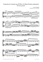 Vivaldi (arr. Cuyvers) - Concerto in d minor, Op. 3 No. 11 for Guitar Duet - GD7494EM