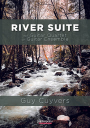 Cuyvers - River Suite for Guitar Quartet or Ensemble - GE7506EM