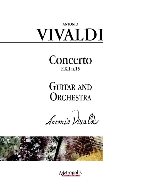 Vivaldi (arr. Van Puijenbroeck) - Concerto, F.XII n. 15 for Guitar and Orchestra - GOR14011AEM