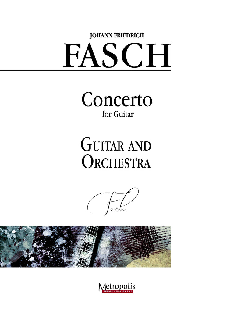 Fasch (arr. Van Puijenbroeck) - Concerto for Guitar and Orchestra - GOR14015AEM