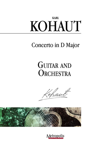Kohaut (arr. Van Puijenbroeck) - Concerto in D Major for Guitar and Orchestra - GOR14022AEM