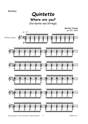 Troccoli - Where are you? for Guitar and String Quartet - GOR210113UMMP