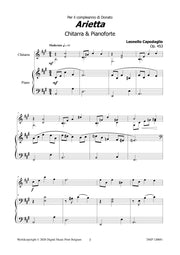 Capodaglio - Arrietta for Guitar and Piano - GP120081DMP