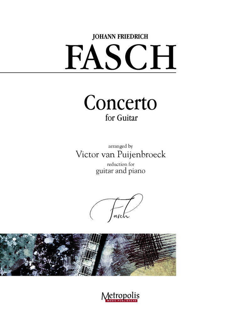 Fasch (arr. Van Puijenbroeck) - Concerto for Guitar and Piano - GP14015EM