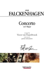 Falckenhagen (arr. Van Puijenbroeck) - Concerto in F Major for Guitar and Piano - GP14016EM