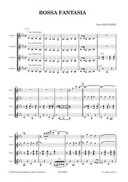 Knockaert - Bossa Fantasia for Guitar Quartet - GQ7600EM