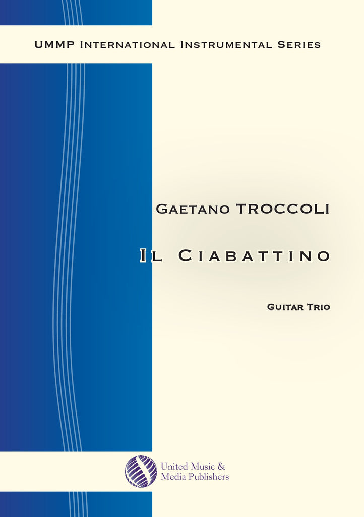 Troccoli - Il ciabattino for Three Guitars - GT180307UMMP