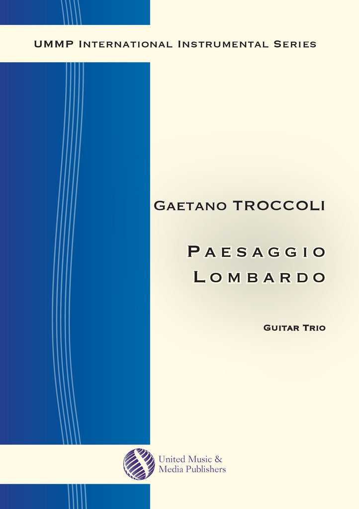 Troccoli - Paesaggio lombardo for Three Guitars - GT180309UMMP