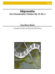 Beach - From Grandmother's Garden: Mignonette, Op. 97, No. 3 (Flute and Piano) - JBL13