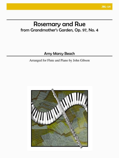 Beach - From Grandmother's Garden: Rosemary & Rue, Op. 97, No. 4 (Flute and Piano) - JBL14