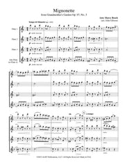 Beach - From Grandmother's Garden: Mignonette, Op. 97, No. 3 (Flute Quartet) - JBL15